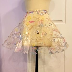 Dolls Kill Ruled By Venus Vinyl Mini Skirt Size S